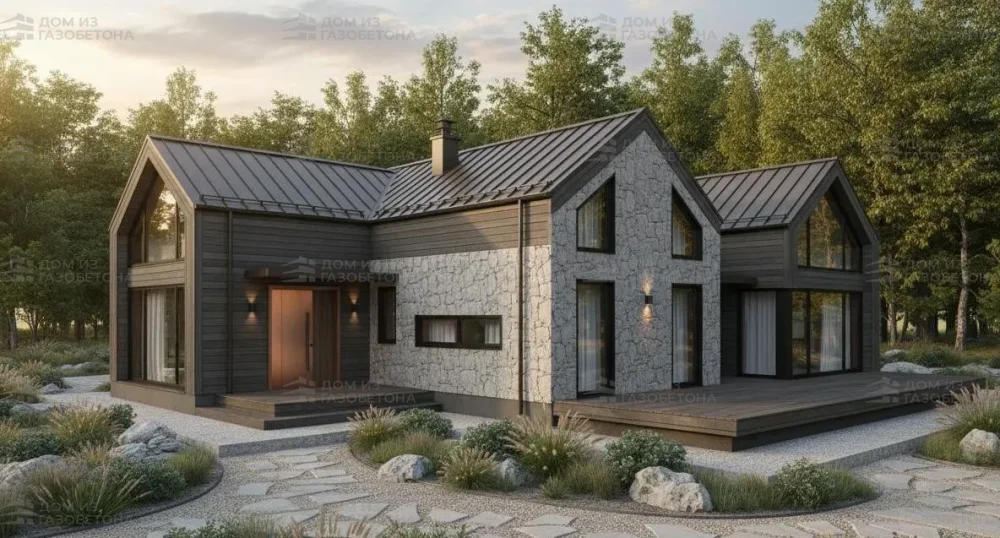 Проект Одноэтажный дом 15 на 10, 102 м2