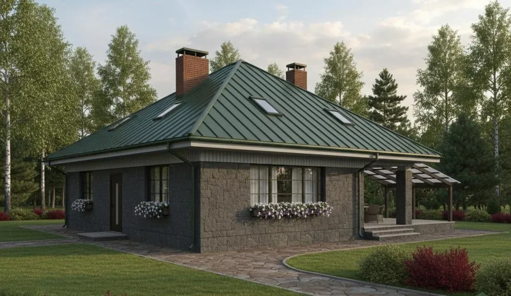 Проект Двухэтажный дом 13 на 16, 205 м2