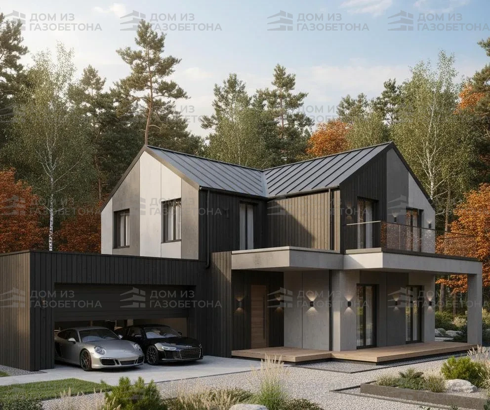 Проект Одноэтажный дом 17 на 19, 173 м2