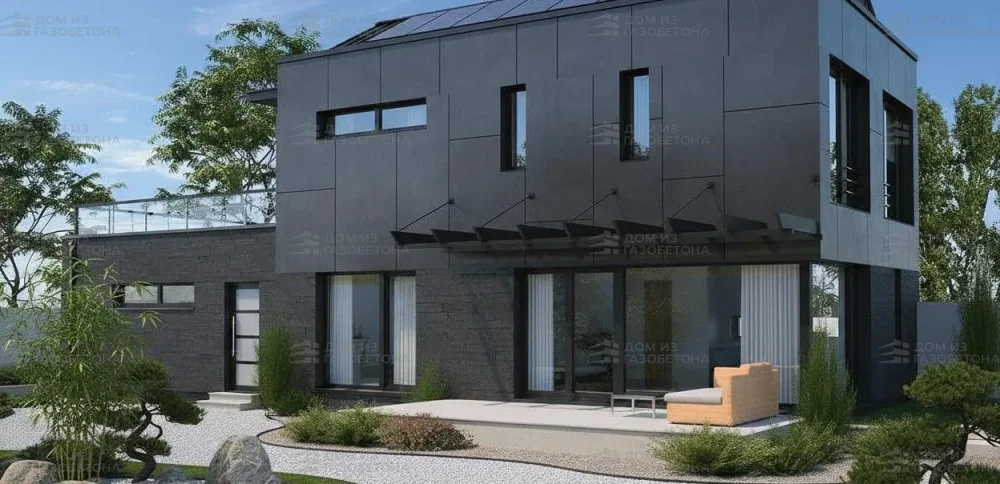 Проект Двухэтажный дом 18 на 8, 144 м2