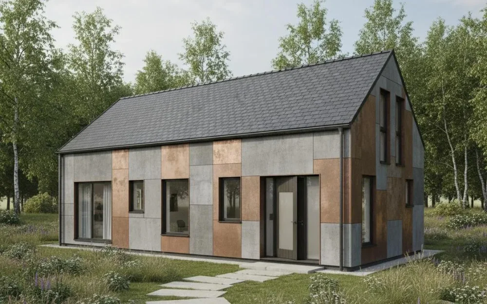 Проект Двухэтажный дом 10 на 7, 102 м2