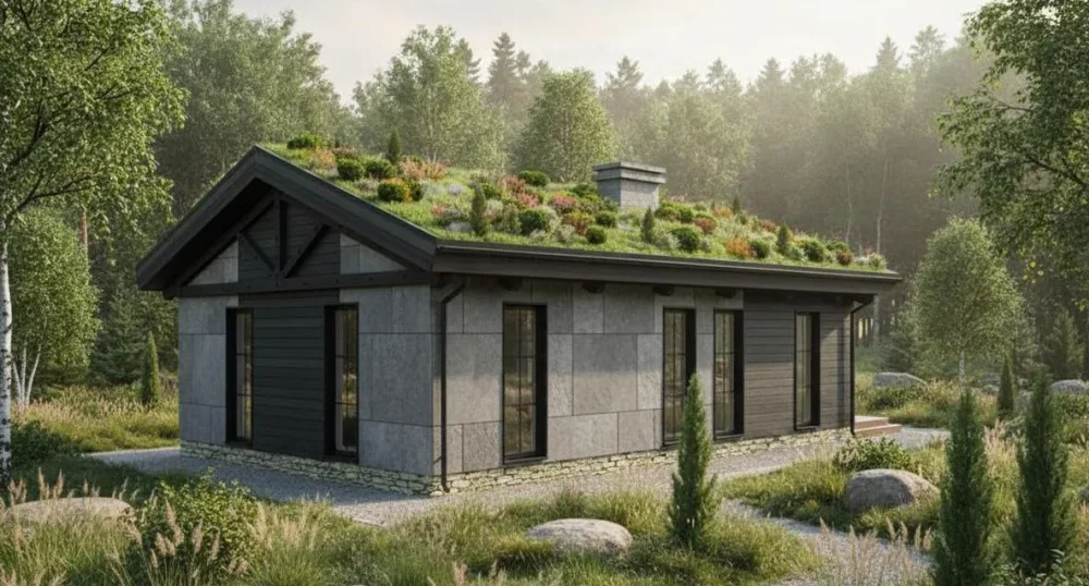 Проект Одноэтажный дом 8 на 12, 74 м2