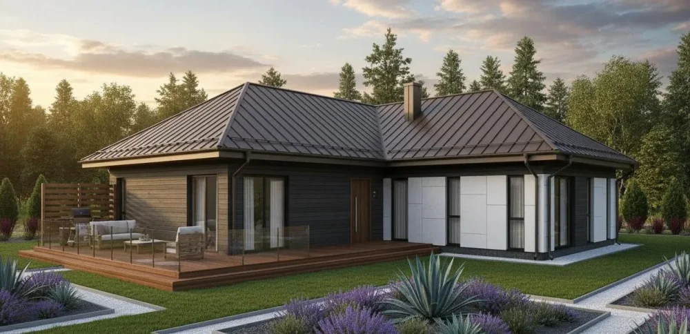 Проект Двухэтажный дом 17 на 19, 291 м2