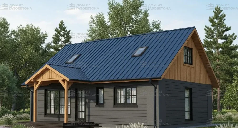 Проект Двухэтажный дом 9 на 11, 107 м2