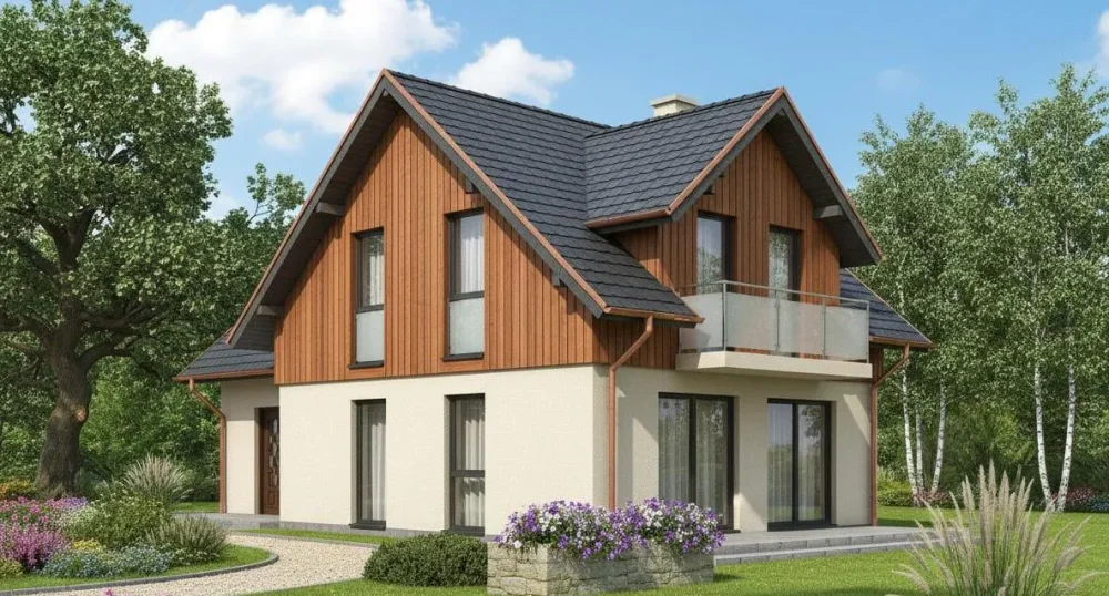 Проект Двухэтажный дом 5 на 14, 116 м2