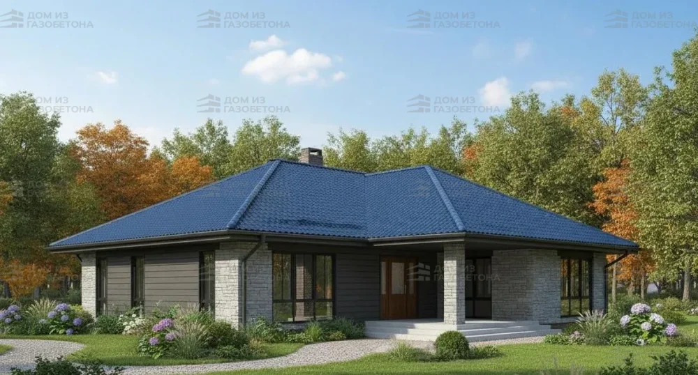 Проект Двухэтажный дом 18 на 14, 193 м2